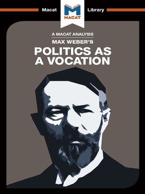 cover image of An Analysis of Max Weber's Politics as a Vocation